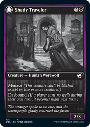 Shady Traveler // Stalking Predator [Innistrad: Double Feature] Magic: The Gathering