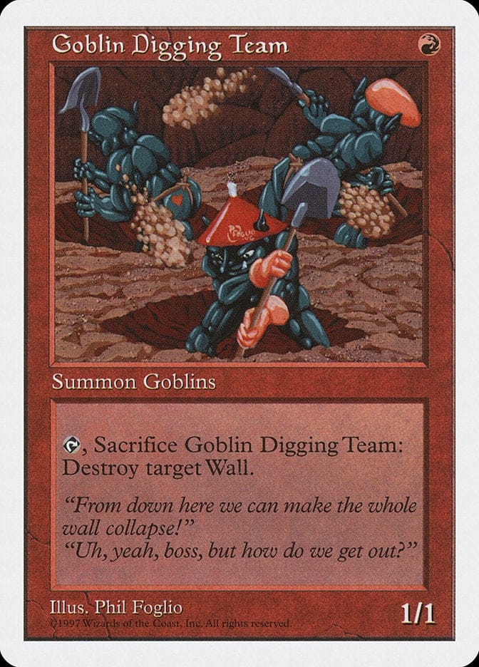 Goblin Digging Team [Fifth Edition] Magic: The Gathering