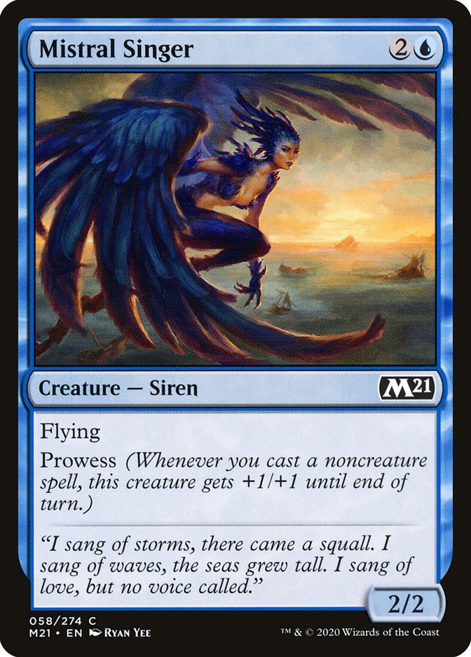 Mistral Singer [Core Set 2021] Magic: The Gathering
