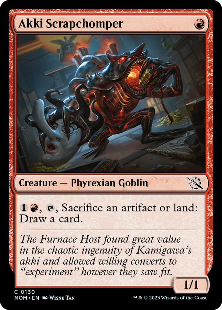 Akki Scrapchomper [March of the Machine] Magic: The Gathering