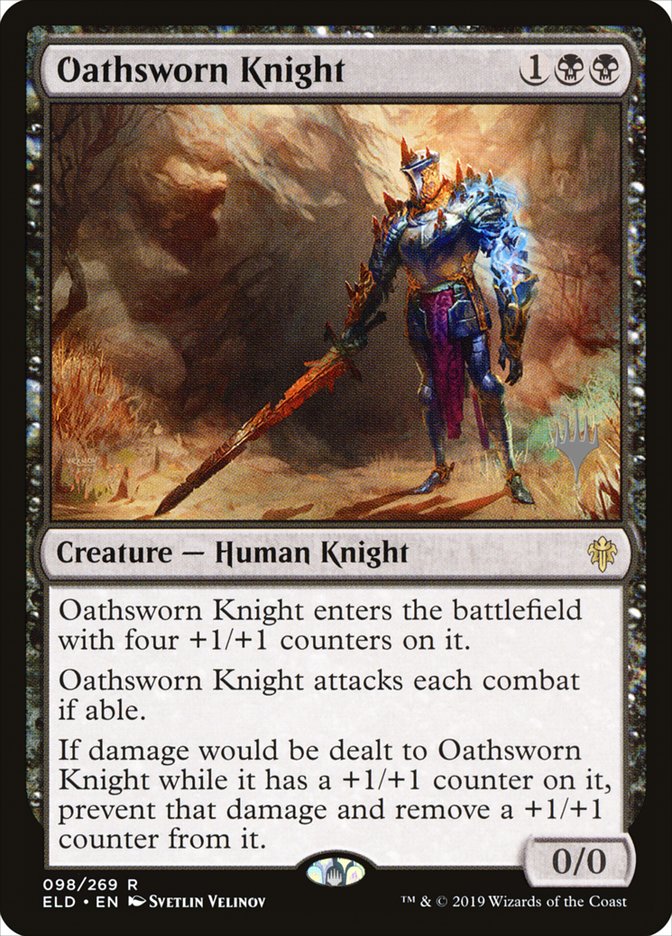 Oathsworn Knight (Promo Pack) [Throne of Eldraine Promos] Magic: The Gathering
