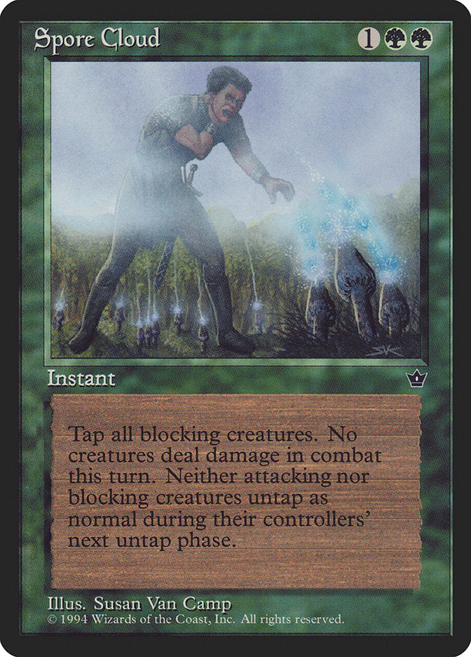 Spore Cloud (Susan Van Camp) [Fallen Empires] Magic: The Gathering