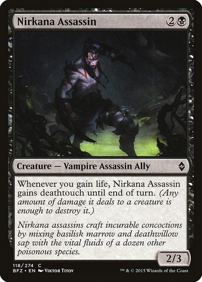 Nirkana Assassin [Battle for Zendikar] Magic: The Gathering