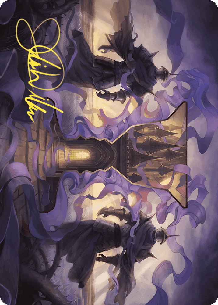 Court of Locthwain Art Card (Gold-Stamped Signature) [Wilds of Eldraine Art Series] Magic: The Gathering