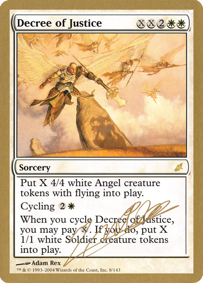 Decree of Justice (Julien Nuijten) [World Championship Decks 2004] Magic: The Gathering