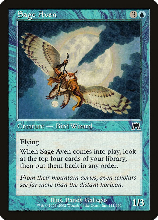 Sage Aven [Onslaught] Magic: The Gathering