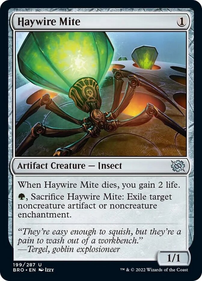 Haywire Mite [The Brothers' War] Magic: The Gathering