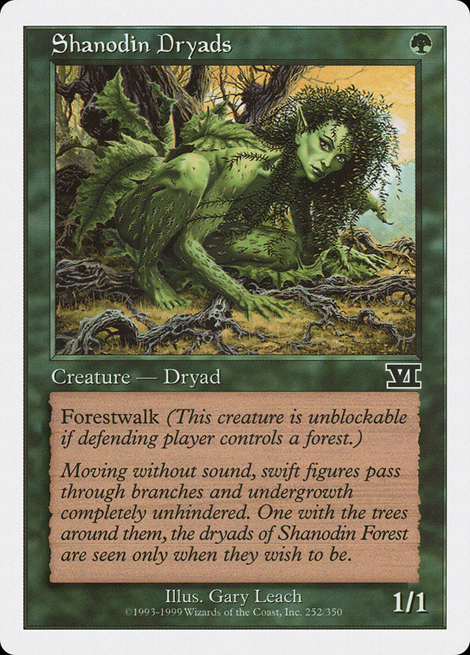 Shanodin Dryads [Classic Sixth Edition] Magic: The Gathering