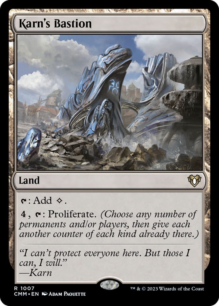 Karn's Bastion [Commander Masters] Magic: The Gathering