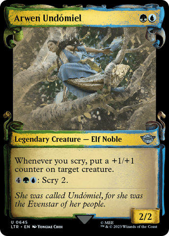 Arwen Undomiel [The Lord of the Rings: Tales of Middle-Earth Showcase Scrolls] Magic: The Gathering