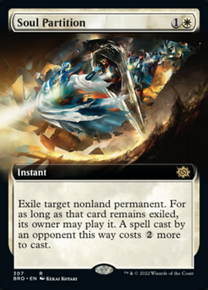 Soul Partition (Extended Art) [The Brothers' War] Magic: The Gathering