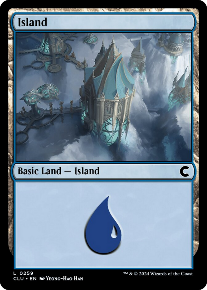 Island (0259) [Ravnica: Clue Edition] Magic: The Gathering