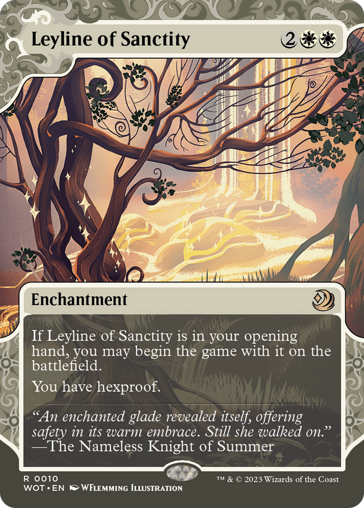 Leyline of Sanctity [Wilds of Eldraine: Enchanting Tales] Magic: The Gathering