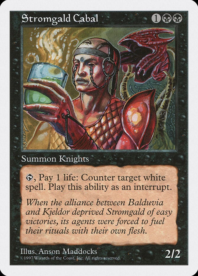 Stromgald Cabal [Fifth Edition] Magic: The Gathering