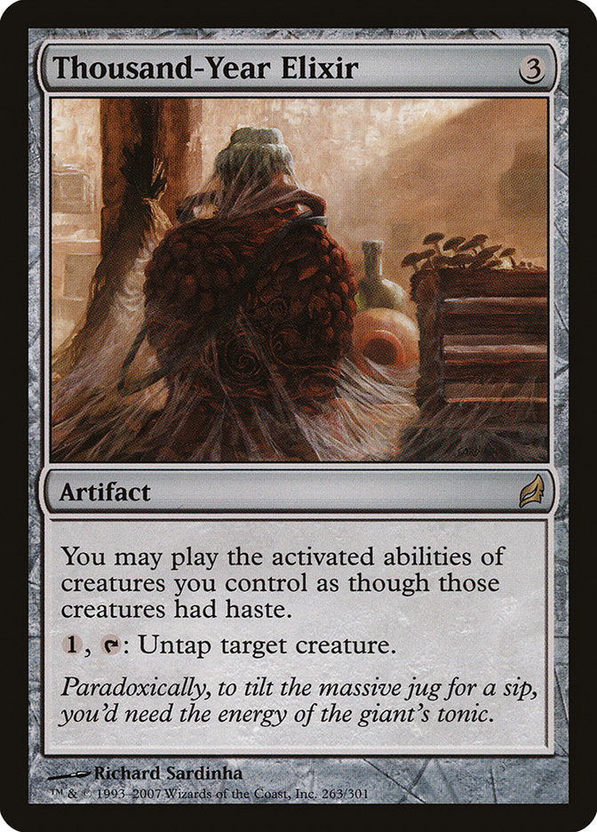 Thousand-Year Elixir [Lorwyn] Magic: The Gathering