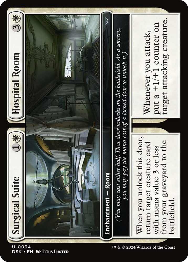 Surgical Suite // Hospital Room [Duskmourn: House of Horror] Magic: The Gathering