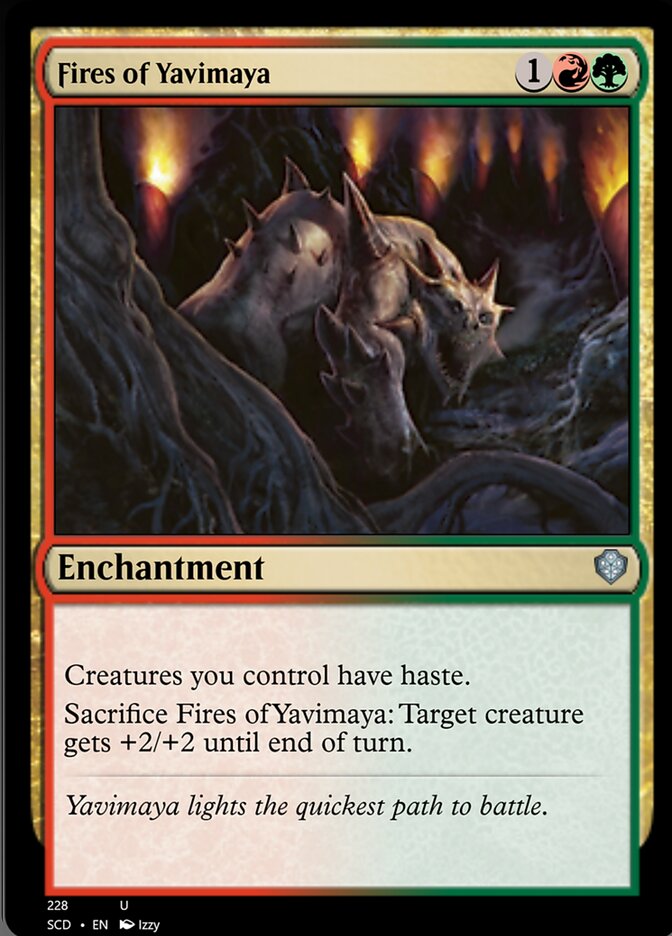 Fires of Yavimaya [Starter Commander Decks] Magic: The Gathering