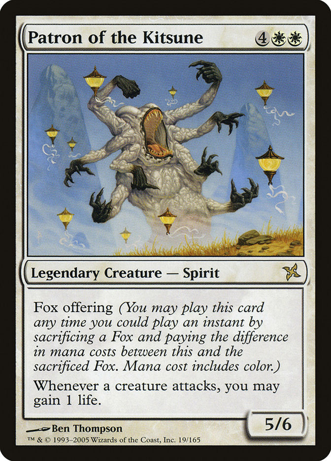 Patron of the Kitsune [Betrayers of Kamigawa] Magic: The Gathering