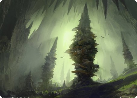 Forest (280) Art Card [Dungeons & Dragons: Adventures in the Forgotten Realms Art Series] Magic: The Gathering