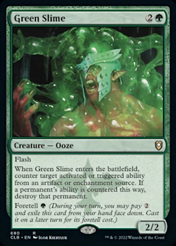 Green Slime [Commander Legends: Battle for Baldur's Gate] Magic: The Gathering
