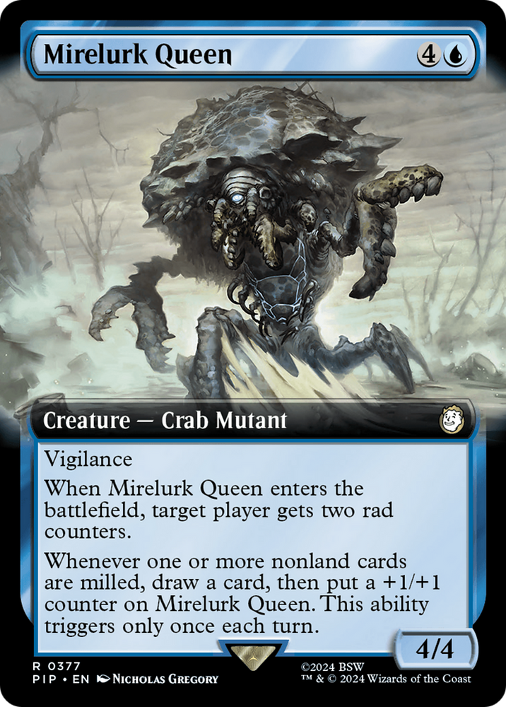 Mirelurk Queen (Extended Art) [Fallout] Magic: The Gathering