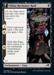 Okiba Reckoner Raid // Nezumi Road Captain [Kamigawa: Neon Dynasty] Magic: The Gathering