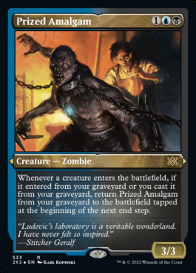 Prized Amalgam (Foil Etched) [Double Masters 2022] Magic: The Gathering