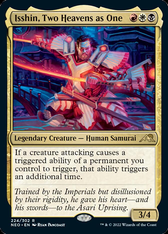 Isshin, Two Heavens as One [Kamigawa: Neon Dynasty] Magic: The Gathering