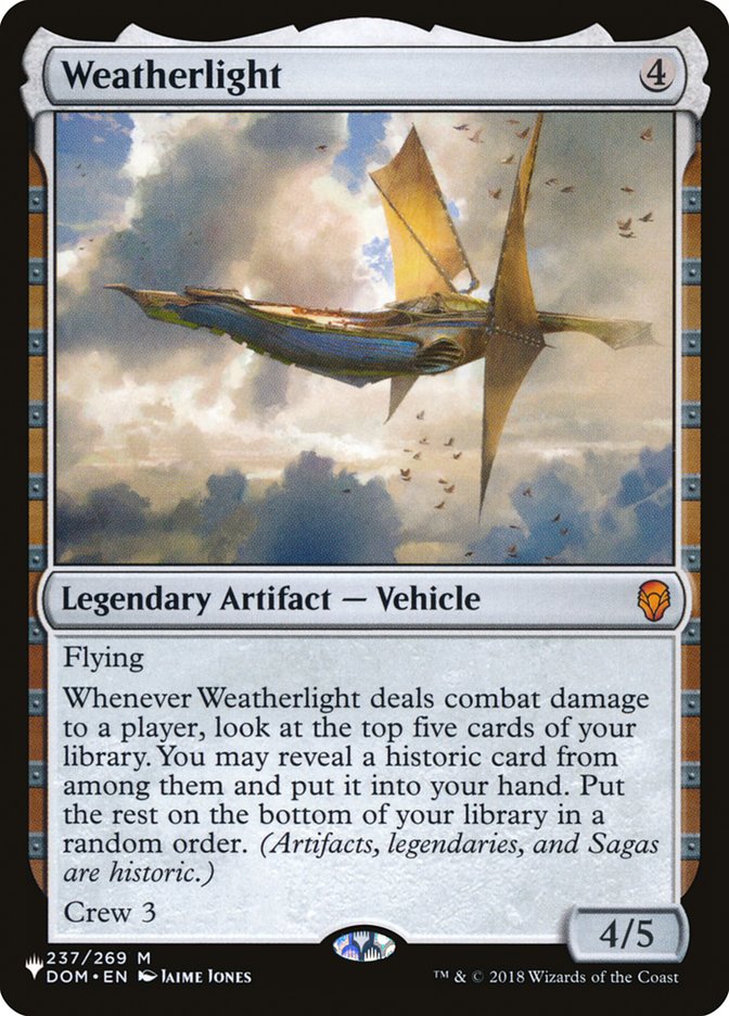 Weatherlight [The List] Magic: The Gathering