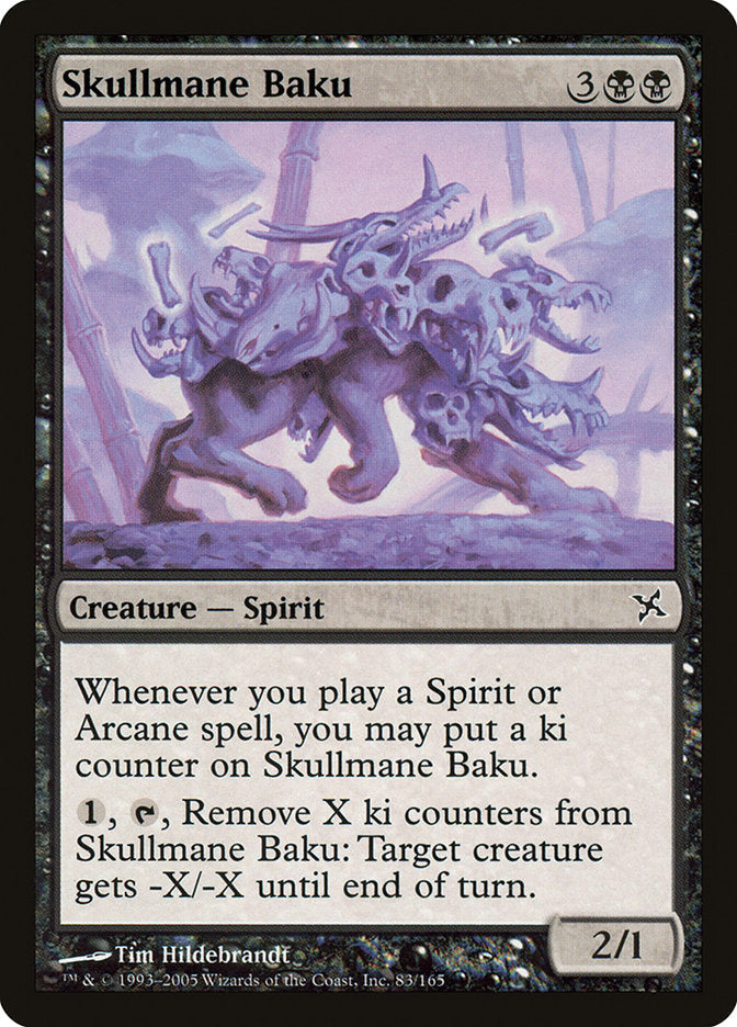 Skullmane Baku [Betrayers of Kamigawa] Magic: The Gathering