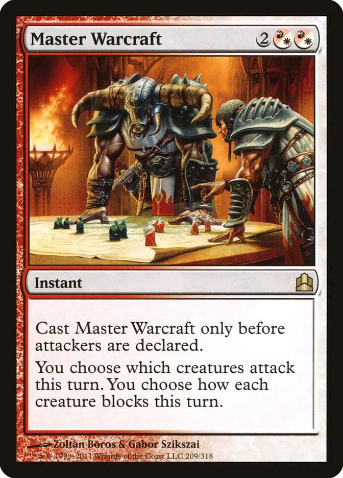 Master Warcraft [Commander 2011] Magic: The Gathering