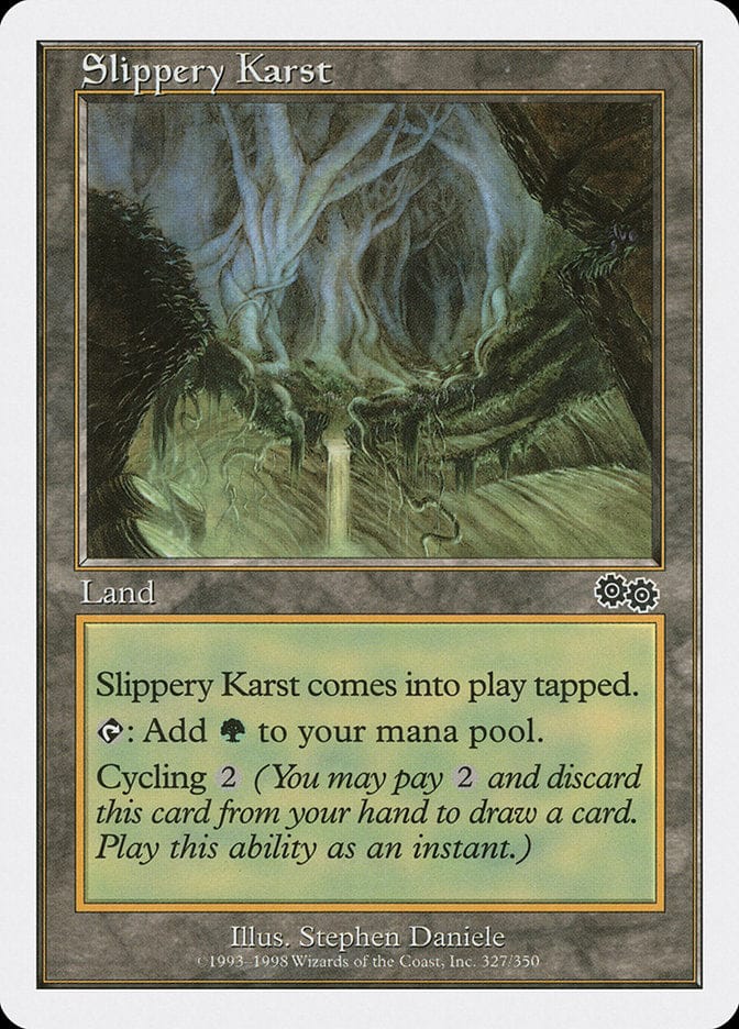 Slippery Karst [Anthologies] Magic: The Gathering