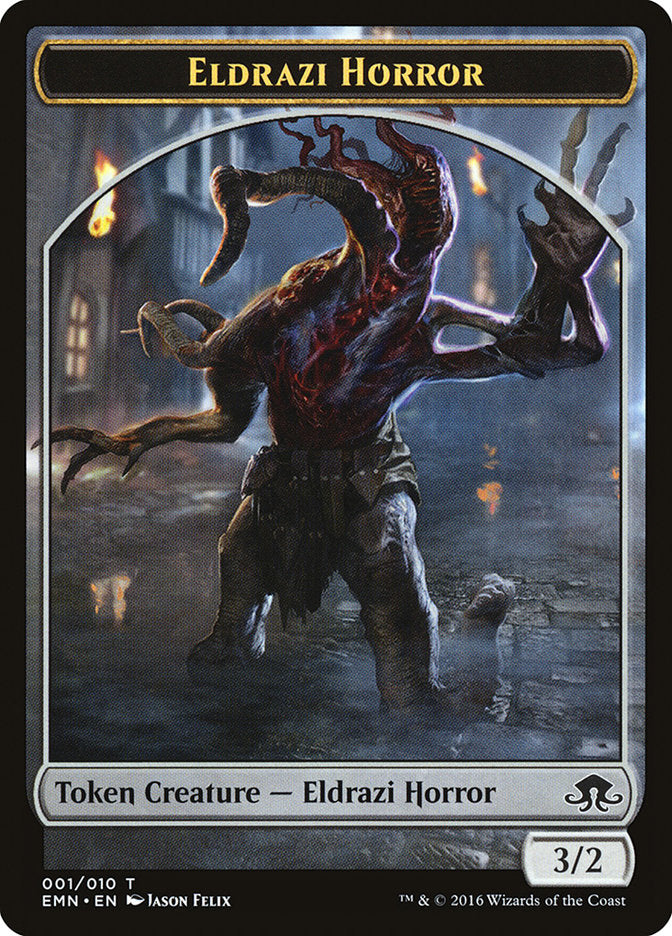 Eldrazi Horror Token [Eldritch Moon Tokens] Magic: The Gathering