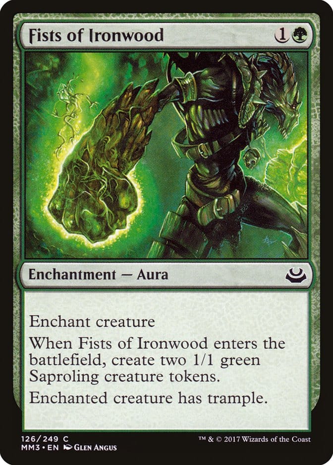 Fists of Ironwood [Modern Masters 2017] Magic: The Gathering