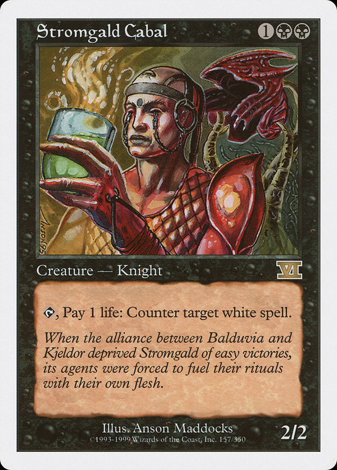 Stromgald Cabal [Classic Sixth Edition] Magic: The Gathering