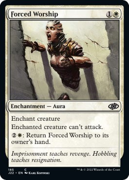 Forced Worship [Jumpstart 2022] Magic: The Gathering