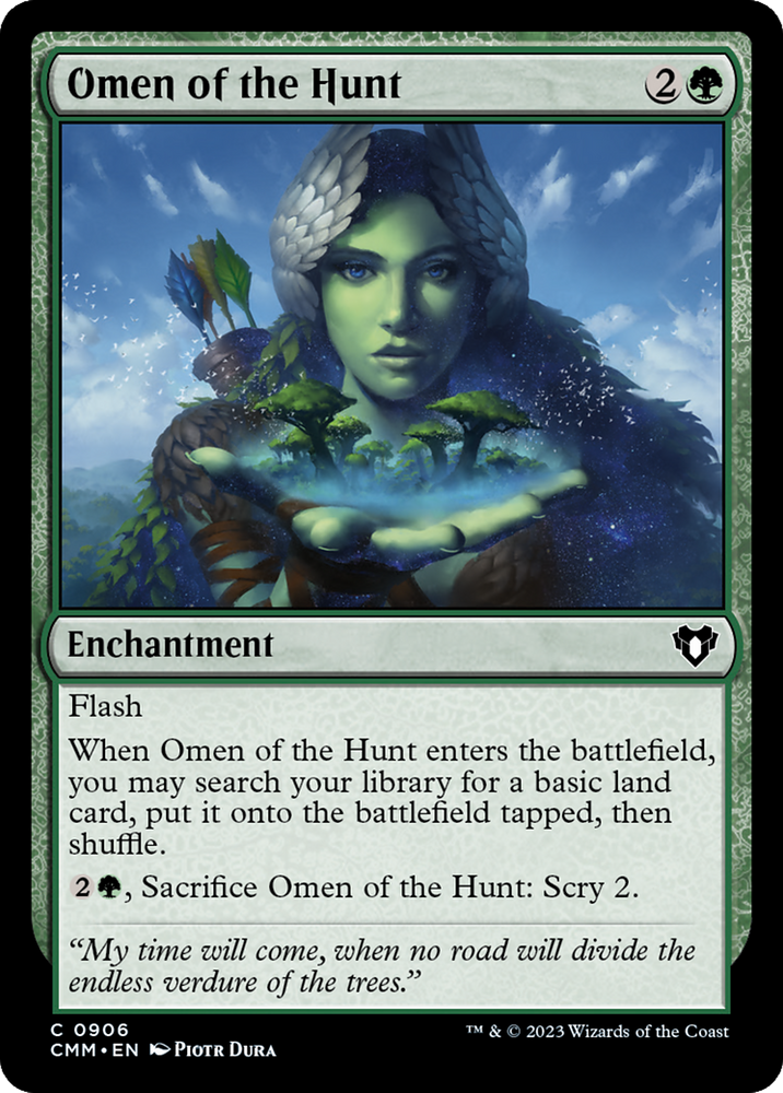 Omen of the Hunt [Commander Masters] Magic: The Gathering