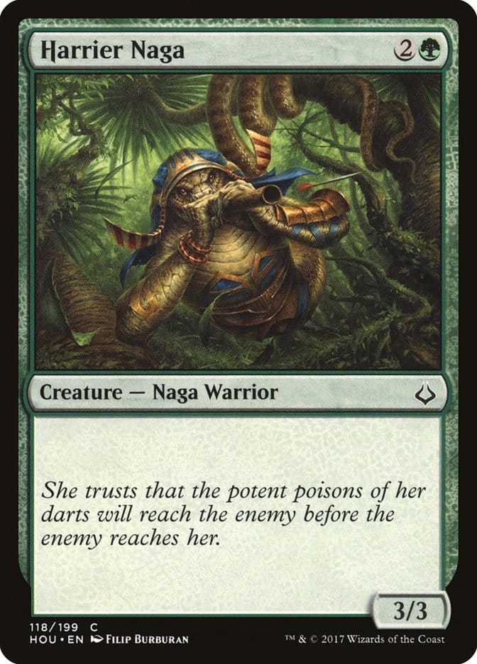 Harrier Naga [Hour of Devastation] Magic: The Gathering