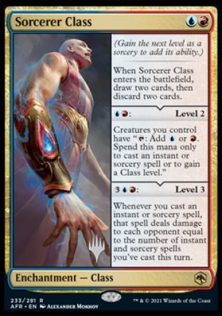 Sorcerer Class (Promo Pack) [Dungeons & Dragons: Adventures in the Forgotten Realms Promos] Magic: The Gathering