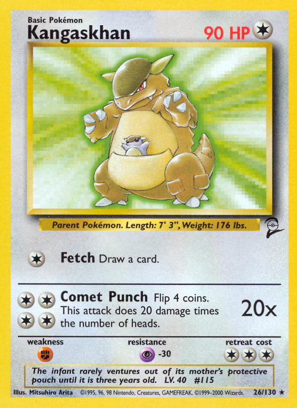 Kangaskhan (26/130) [Base Set 2] Pokémon