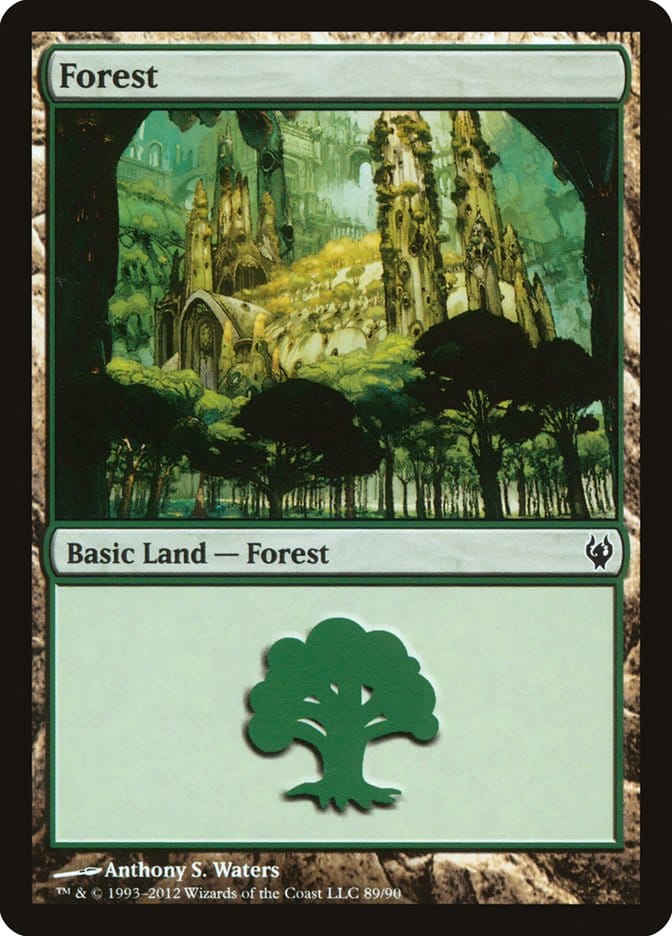 Forest (89) [Duel Decks: Izzet vs. Golgari] Magic: The Gathering