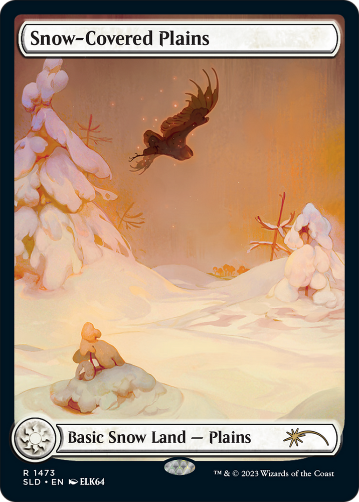 Snow-Covered Plains (1473) [Secret Lair Drop Series] Magic: The Gathering
