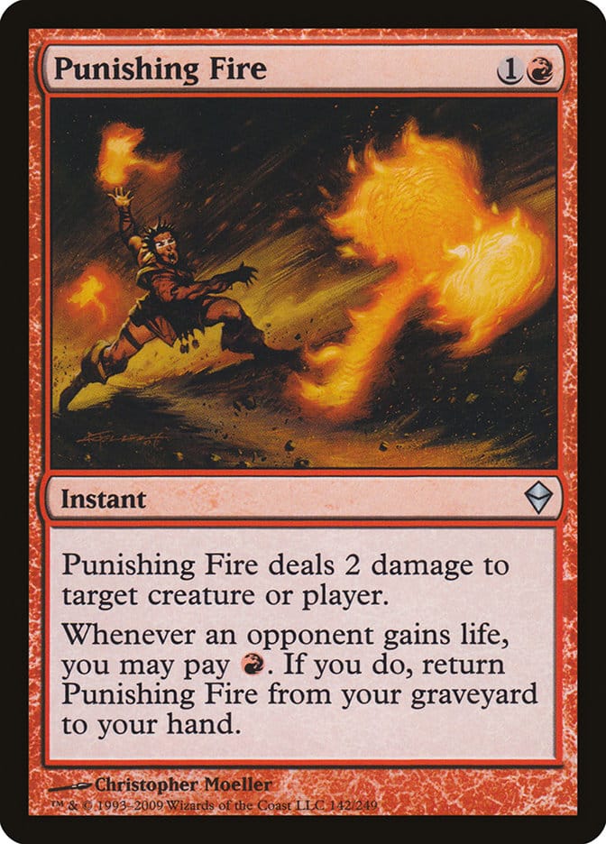 Punishing Fire [Zendikar] Magic: The Gathering