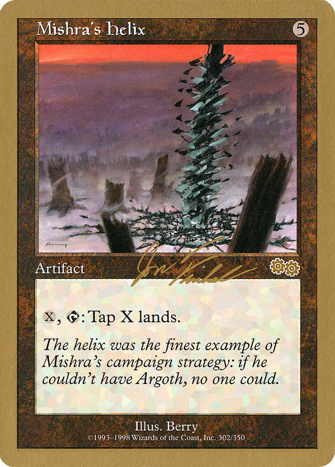 Mishra's Helix (Jon Finkel) [World Championship Decks 2000] Magic: The Gathering