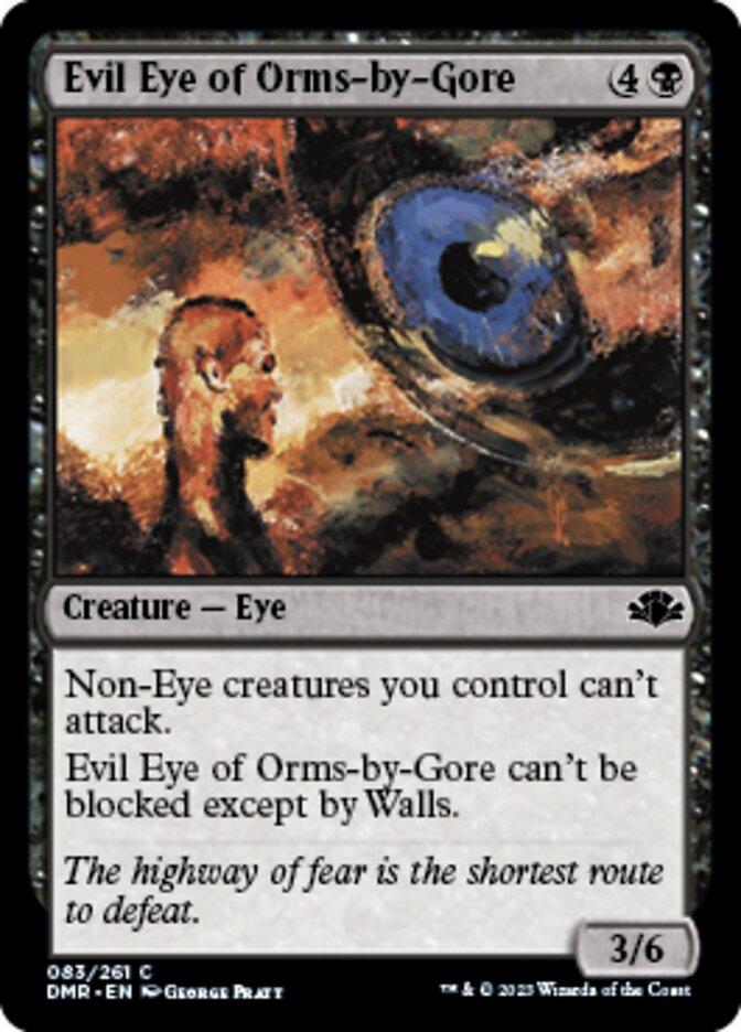 Evil Eye of Orms-by-Gore [Dominaria Remastered] Magic: The Gathering
