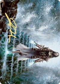 Karfell Harbinger Art Card (Gold-Stamped Signature) [Kaldheim Art Series] Magic: The Gathering