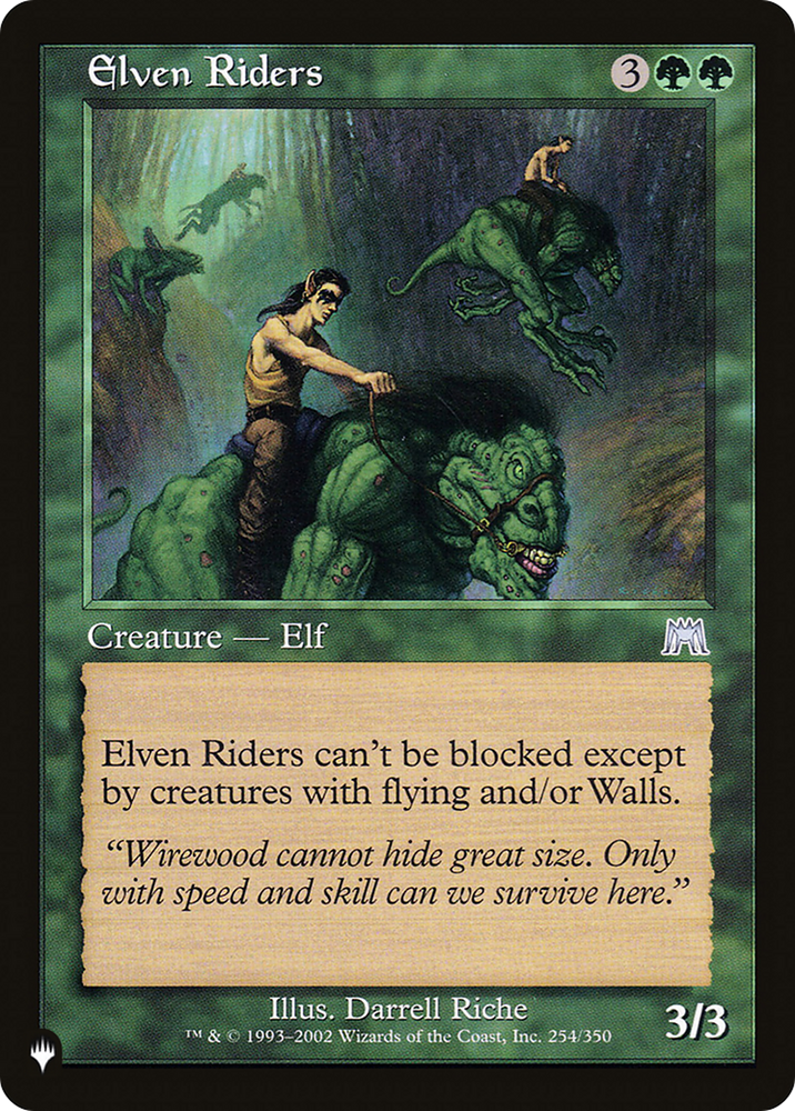 Elven Riders [The List] Magic: The Gathering
