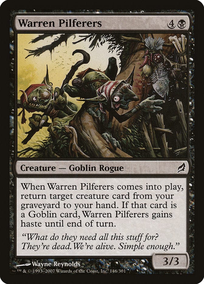 Warren Pilferers [Lorwyn] Magic: The Gathering