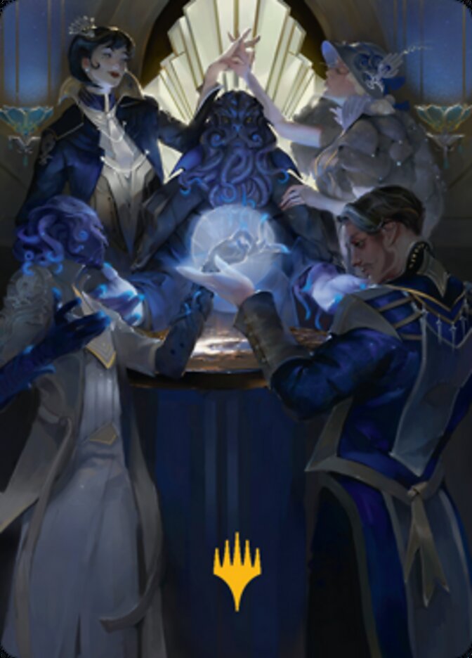 Obscura Ascendancy Art Card (Gold-Stamped Signature) [Streets of New Capenna Art Series] Magic: The Gathering