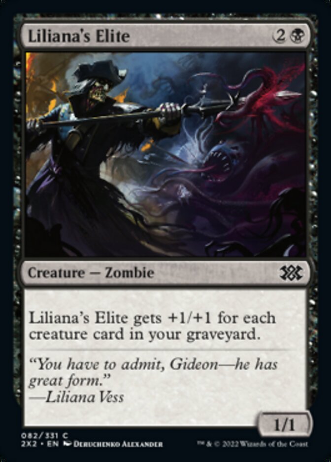 Liliana's Elite [Double Masters 2022] Magic: The Gathering